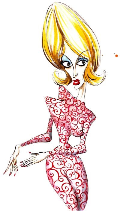 Martian Girl from the movie Mars Attacks! by Neale Osborne